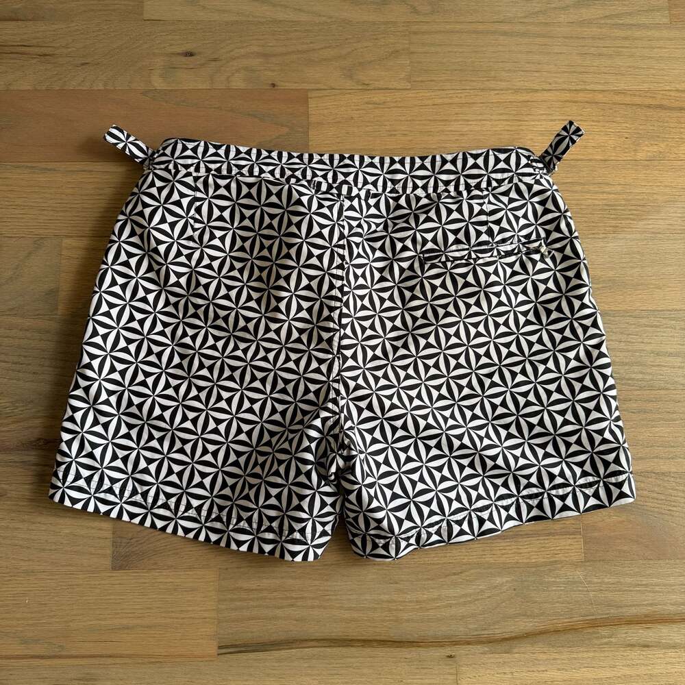 Orlebar Brown OB Classic Setter Geometric Print Swim Shorts - Picture 8 of 10